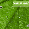 Heavy Duty Tarp Green  - Durable Tarpaulin Waterproof with Eyelets - Anytime Garden©