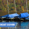 Heavy Duty Tarp Blue  - Durable Tarpaulin Waterproof with Eyelets - Anytime Garden©